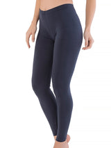 Leggings Donna Elasticizzato Art.4192 - S / Blu - LEGGINGS 