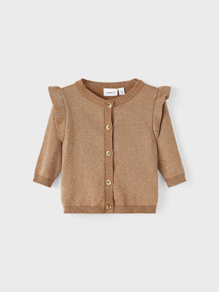 NBFTEMOLLIE LS KNIT CARD 13211985 - ABBIGLIAMENTO BABY