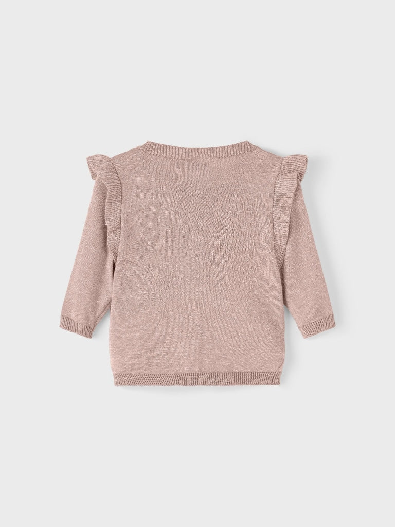 NBFTEMOLLIE LS KNIT CARD 13211985 - ABBIGLIAMENTO BABY