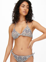 ONLANDREA RUFFLE TIE BIKINI TOP 15250846 - COSTUME DONNA