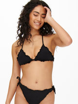 ONLANDREA RUFFLE TIE BIKINI TOP 15250846 - COSTUME DONNA