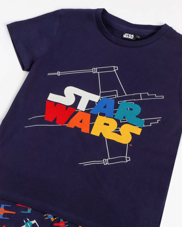 PIGIAMA STAR WARS RAGAZZO 60732 - PIGIAMA BIMBO ESTIVO