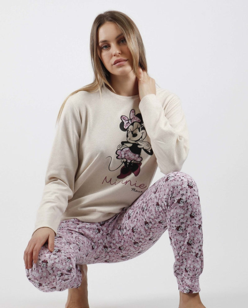 PIJAMA MINNIE FLEUR 56973 - PIGIAMA DONNA