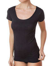 T-Shirt Scollo Lollo 4181 - XS / NERO - MAGLIA DONNA ESTIVA